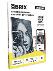 QBRIX Aлмазная Фото-мозаика на подрамнике ORIGINAL А4