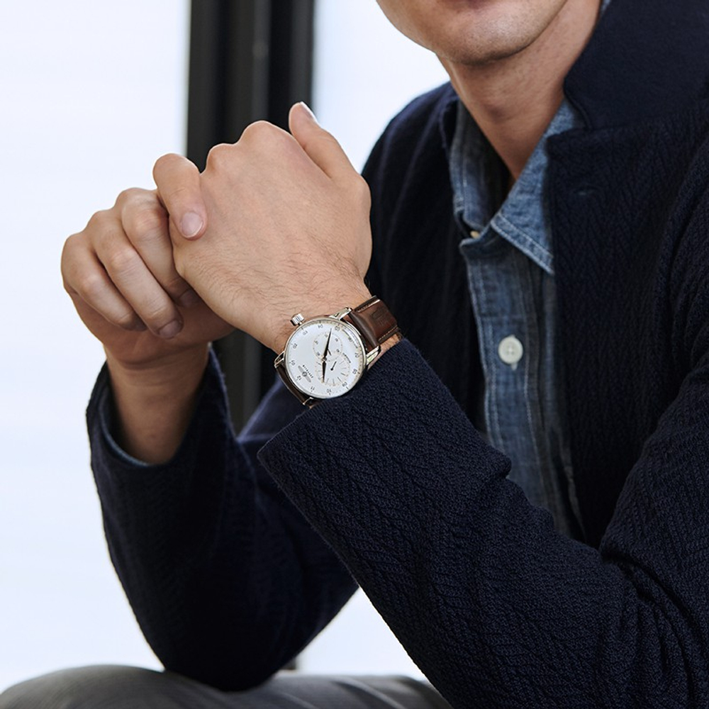 ZEPPELIN Automatic Mechanical Movement Men"s Watches Watch Mother of Pearl Color Watch Dial