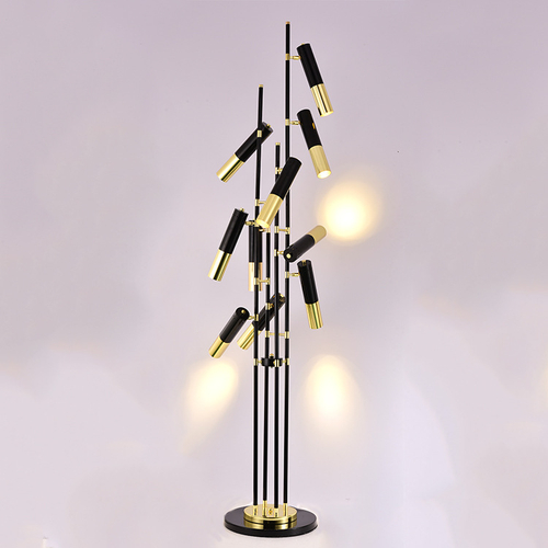 Напольный дизайнерский светильник  Ike by Delightfull (10 плафонов)