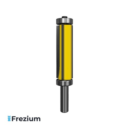 Обгонная фреза по дереву с верхним и нижним подшипниками 16x8x51x92 Z4