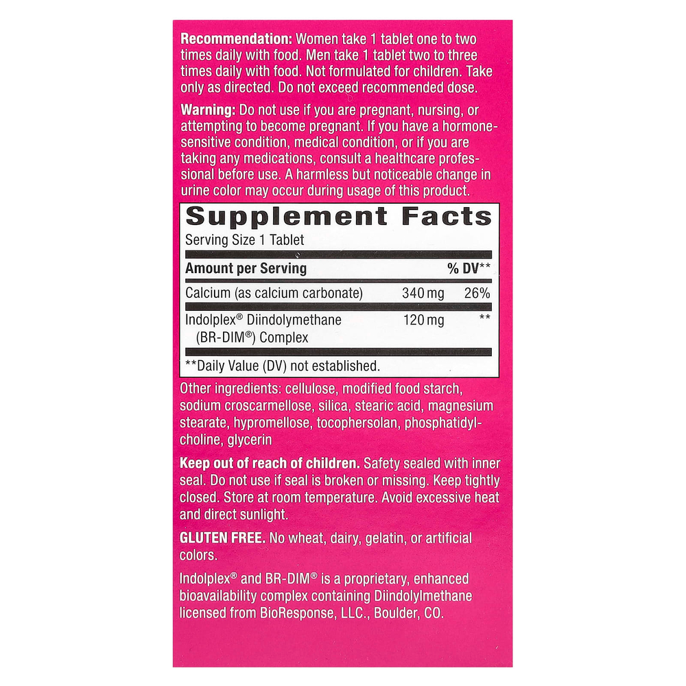 Nature's Way, EstroBalance с поглощаемым комплексом BR-DIM, 60 таблеток