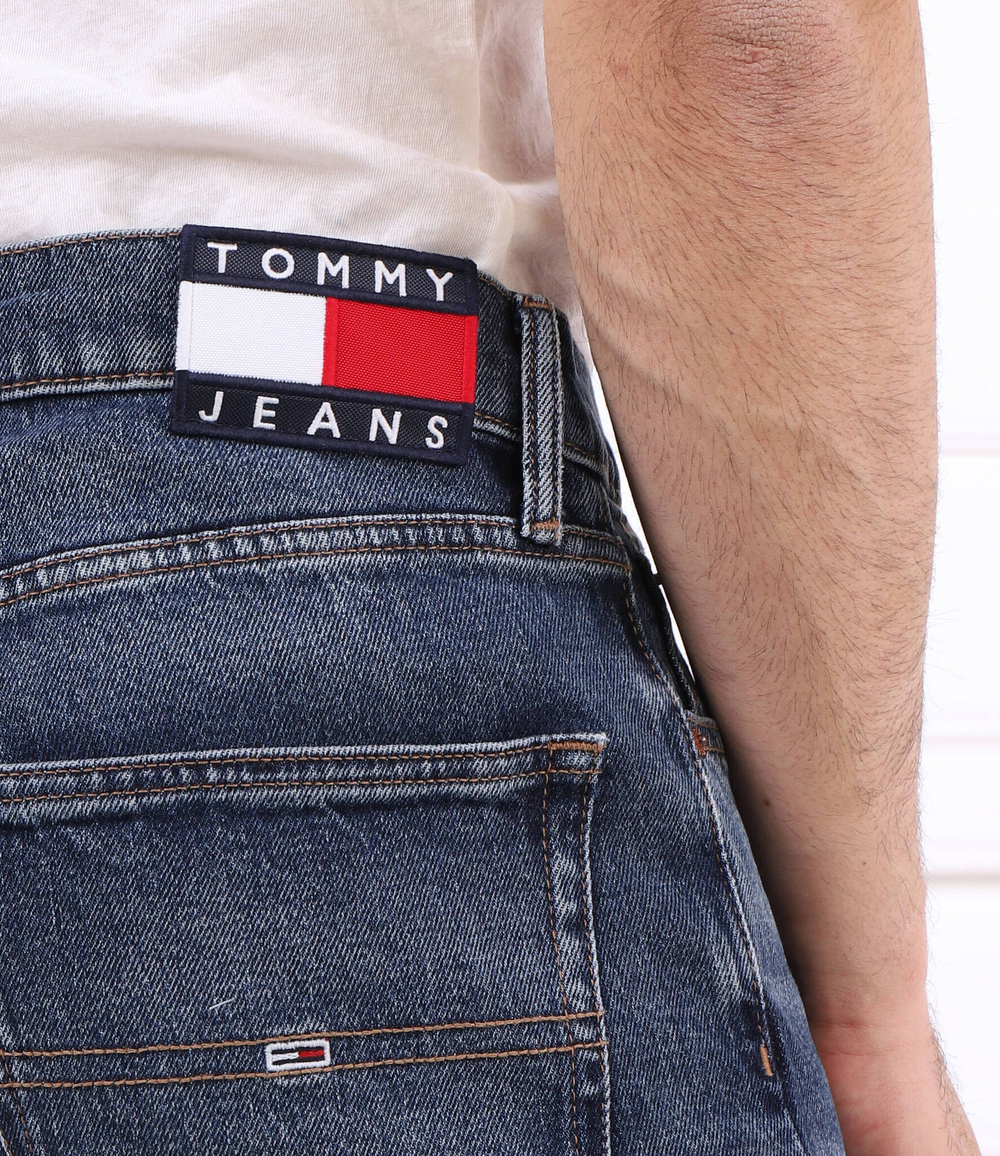 джинсы dad Tommy Jeans - темно-синий(DM0DM15569)