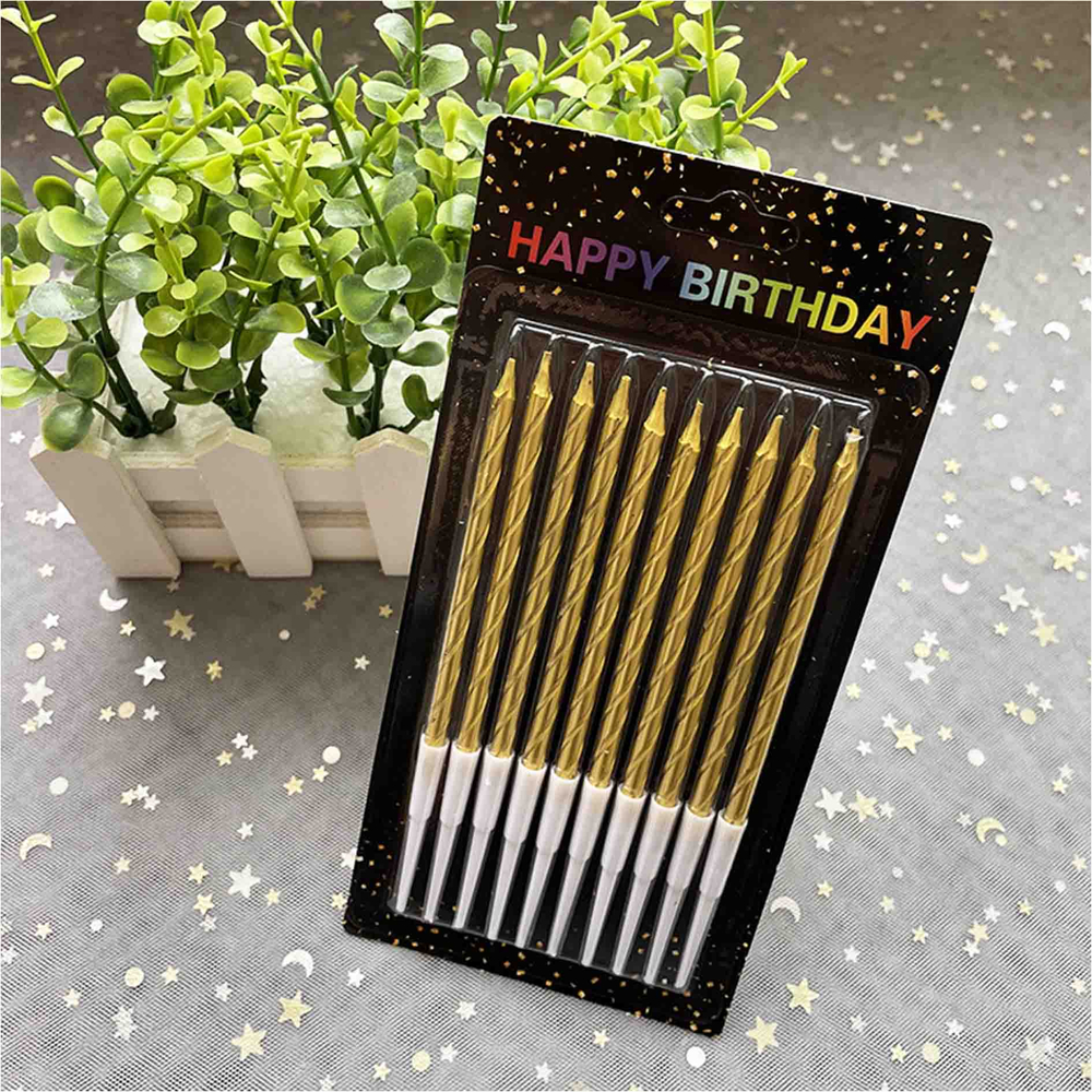 Набор свечей (золото)