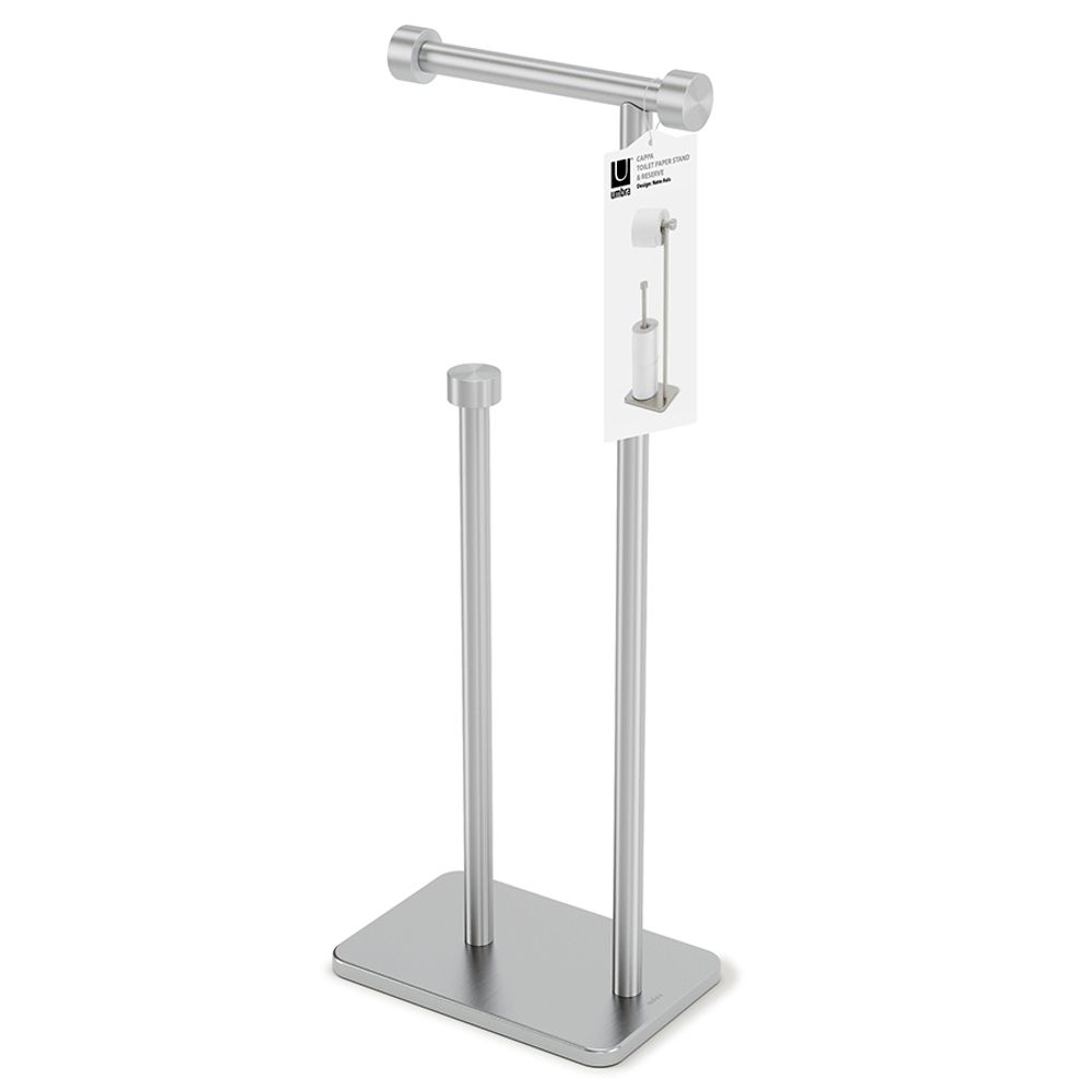 Держатель для туалетной бумаги Cappa, 12х20х52 см, никель