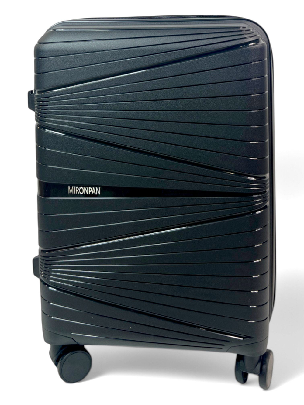 Маленький чемодан Mironpan 23103, Черный, S+