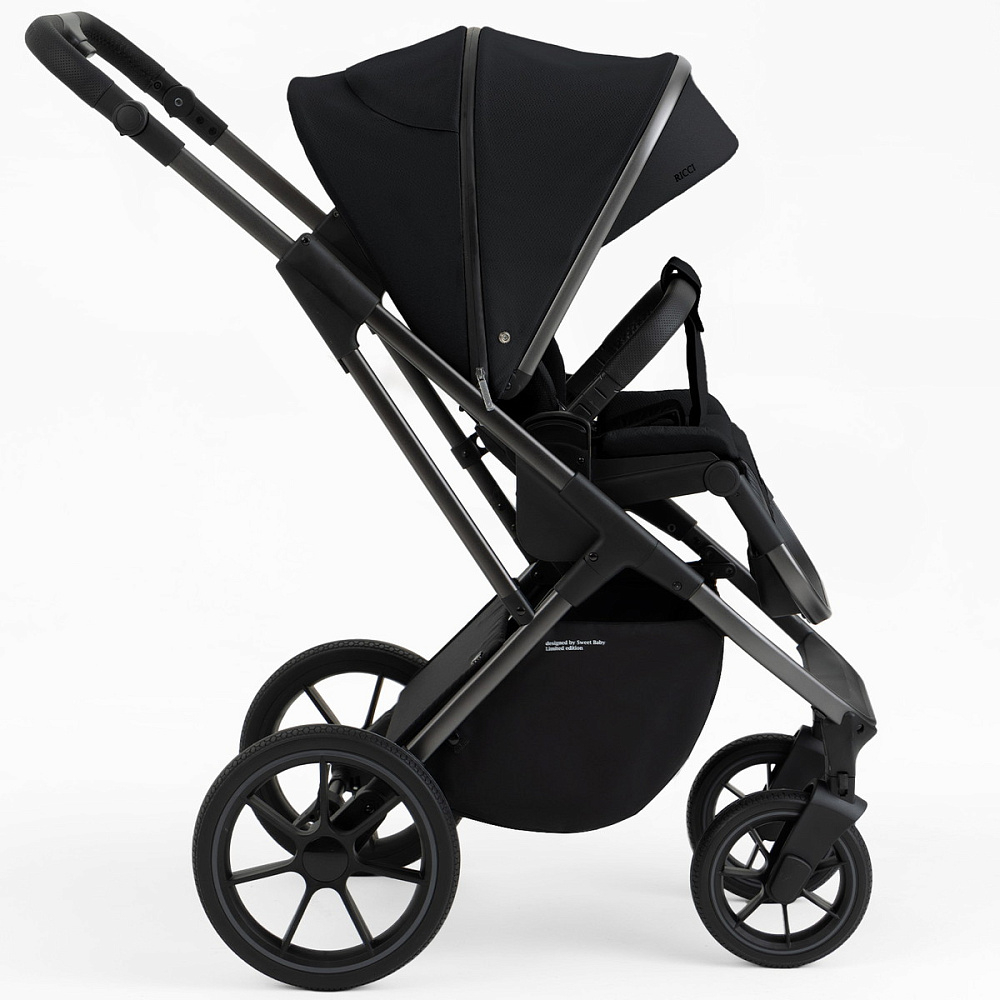 Коляска 3 в 1 Sweet Baby Ricci + автокресло Premier Grey Black