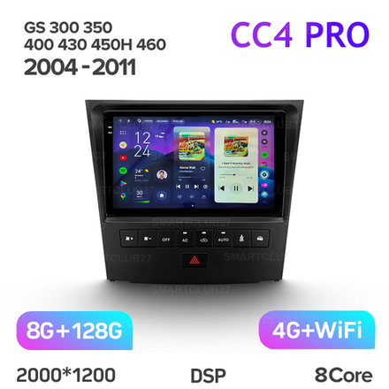 Teyes CC4 Pro 9" для Lexus GS 300, 350, 400, 430, 450, 460 2004-2011