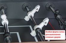 Настольный футбол (кикер) "Tournament Pro" (146 x 78 x 90 см, мореный дуб)