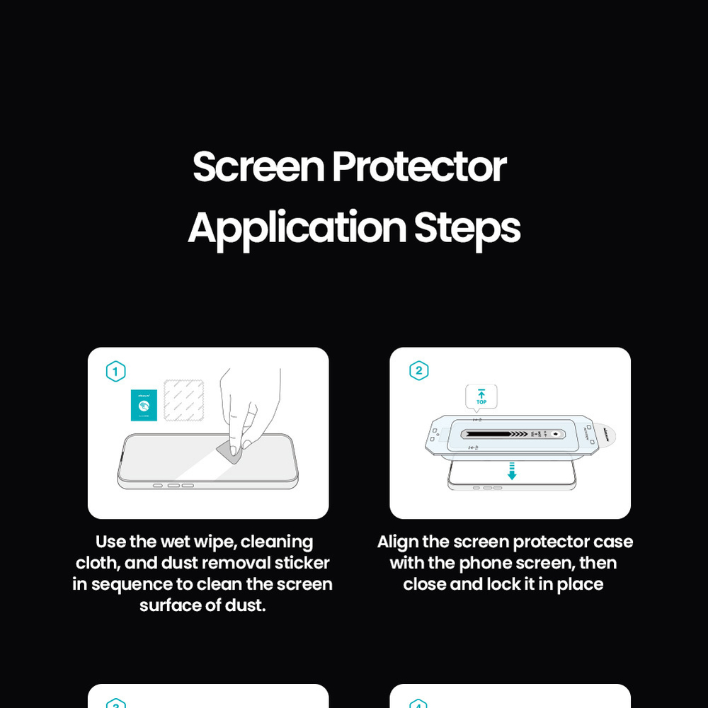 Стекло из закаленного стекла от Nillkin для iPhone 16 Pro Max, серия CP+PRO Anti-Explosion Glass Screen Protector 0.33mm, 2.5D (в комплекте ванночка для установки)