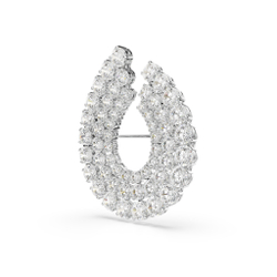 MATRIX:BROOCH TENNIS WHITE/RHS