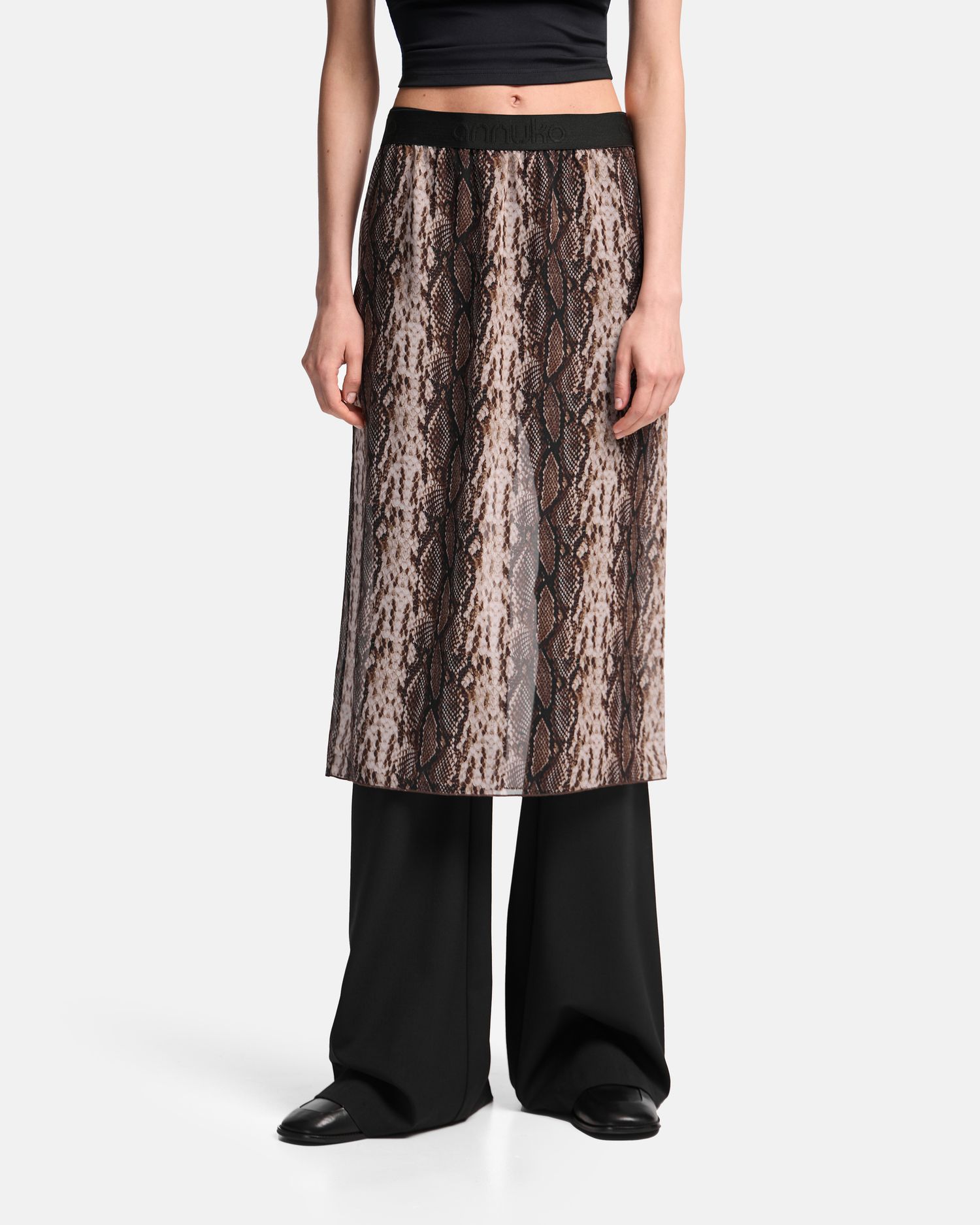 Юбка из шифона