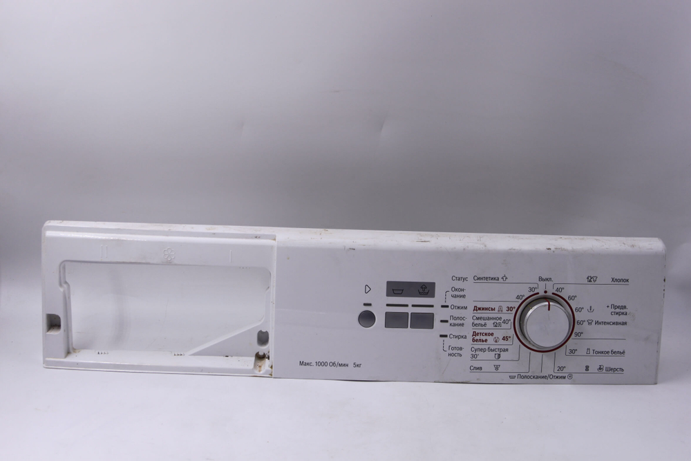 Модуль управления стиральной машины Bosch WLG2406MOE в сборе с пластиком