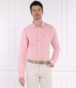 Льняная рубашка Tommy Jeans - розовый(DM0DM18962)