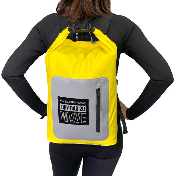 Герморюкзак Scorpena Wave 20 л желтый