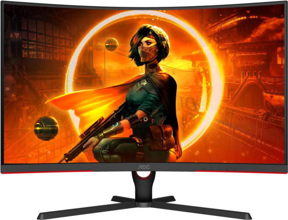 Монитор ЖК AOC C32G3AE 31.5" Black-Red 4ms HDMI, DisplayPort
