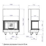 КАМИННАЯ ТОПКА 3VF 1000B (STAV)