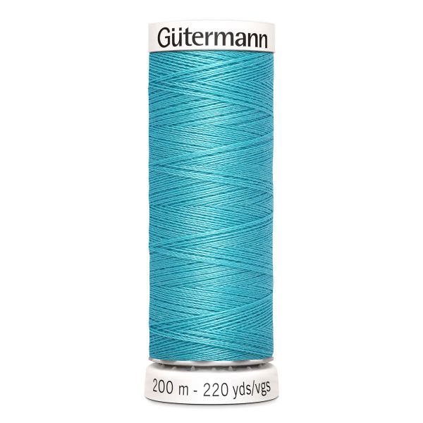 Нитки универсальные Gutermann Sew-all 100 (200 метров), 5 кат. | 714 умеренный аквамарин