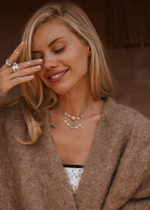 Колье «Фазы луны» с лабрадоритом