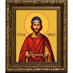 Феодор Черниговский мученик. Икона на холсте.