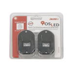 К-кт врезн. ходовых огней LED Lalizas FOS (черн. корпус)