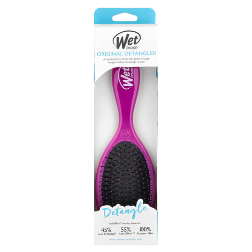 Wet Brush, оригинальная щетка для расчесывания, фиолетовый, 1 шт.