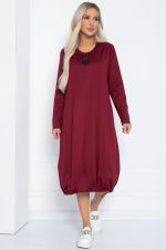 Платье Я жду тебя (бордовое) П12312-15 LT Collection