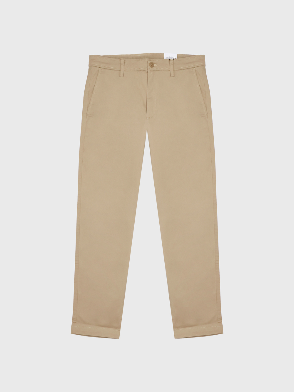 Брюки Calvin Klein Tapered Leg Cropped Chinos Travertine - 30
