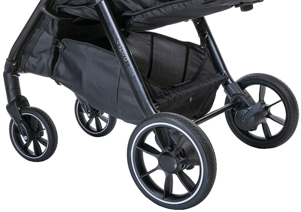 Детская прогулочная коляска Espiro Look Gel 2023 Светло-серый (Moon Stone 207)