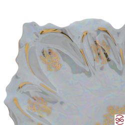 Блюдо фигурное квадратное Queen's Crown Мадонна перламутр 32 см