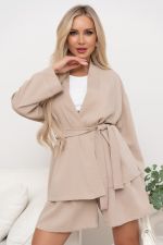 Костюм с шортами (песочный) К11-86/3 Nikol