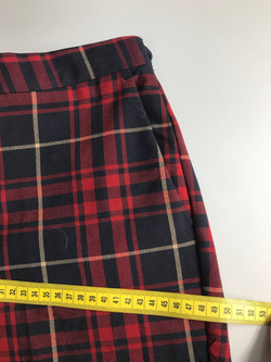 Брюки Zara в стильную клетку, маркировка L, визуально 46/48 размер