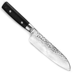 Нож кухонный Сантоку 16,5 см, «Santoku», дамасская сталь, серия Zen, YA35501, YAXELL, Японияфотография - 2