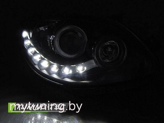 Тюнинг фары для Renault TWINGO 07-11 DAYLIGHT BLACK