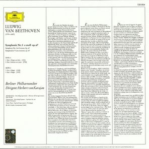 Herbert von Karajan & Berliner Philharmoniker / Beethoven: Symphonie Nr.5 (LP)