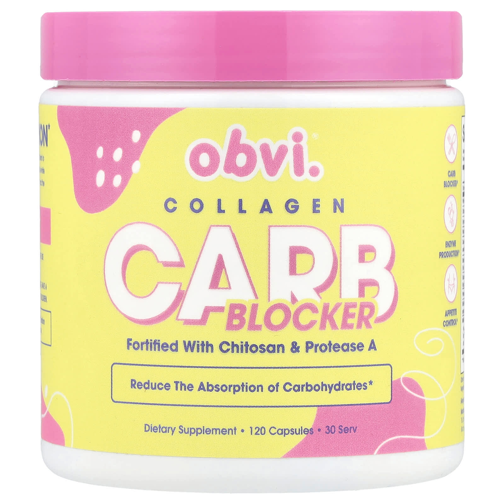 Obvi, Collagen Carb Blocker, 120 капсул