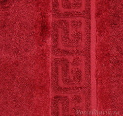 Элитное полотенце махровое Noblesse бордовое 1001 от Cawo Германия