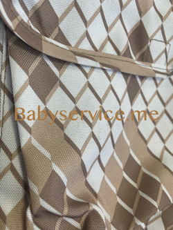 Капюшон Babyhit Rainbow коричневый клетка