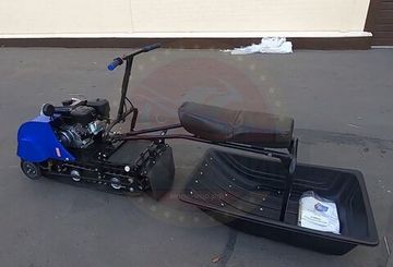 Мотобуксировщик с седельным модулем ЛИДЕР-ДЕЛЬТА-2S-CVTL с вариатором TAV2-40 (8 л.с., двиг. Lifan)