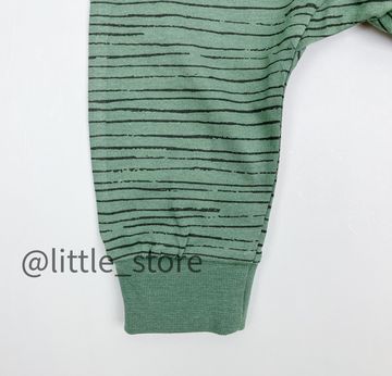 Штанишки хлопковые "Машинки" хаки, широкий пояс