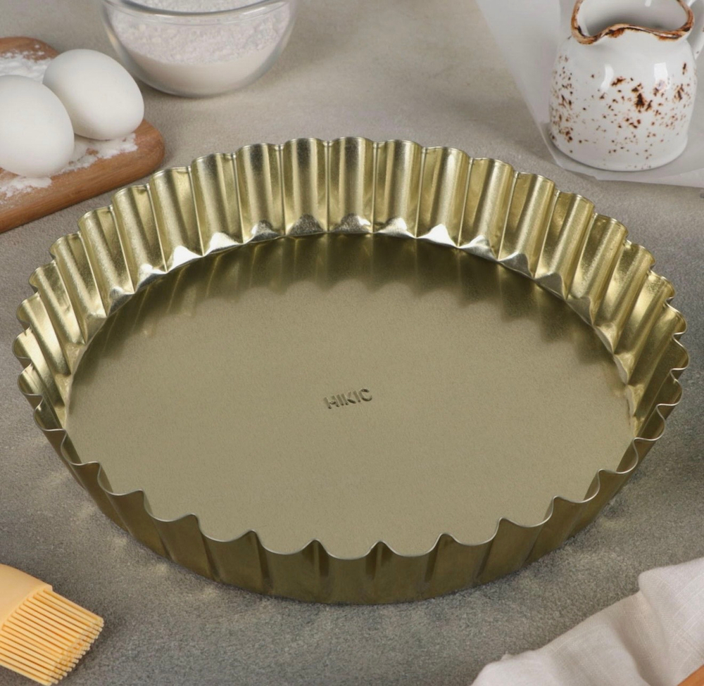 Форма для выпечки торта «Солнце», d=27.5 см, h=5.5 см, антипригарное покрытие, цвет МИКС