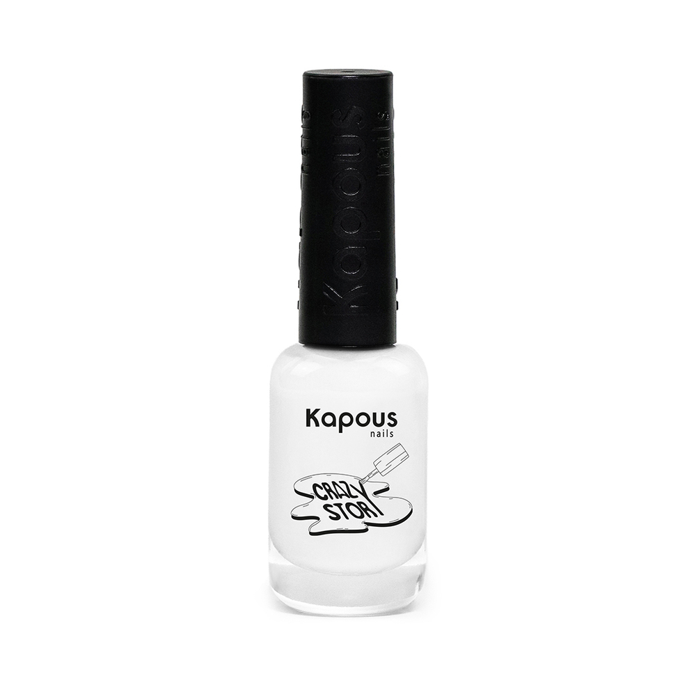 2 Kapous Professional Nails Лак для стемпинга , белый , 8мл