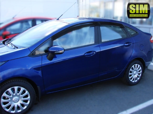 Дефлекторы боковых окон SIM для Ford Fiesta (2010-2019) арт.SFOFIES1032