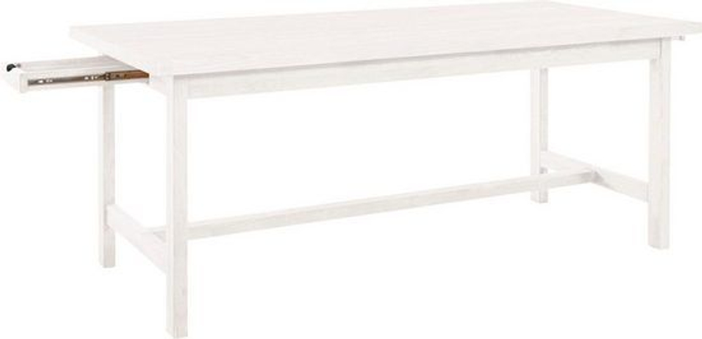 Стол кухонный, 180х90х74, Таула, обеденный, с ящиками, из массива дуба, MAKOSA