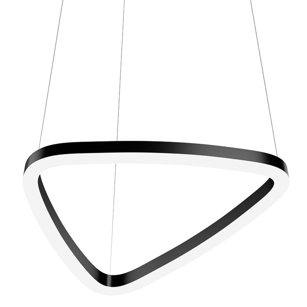 Профильный светодиодный линейный светильник подвесной треугольной формы 118Вт