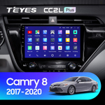 Teyes CC2L Plus 10,2" для Toyota Camry 8 2017-2020