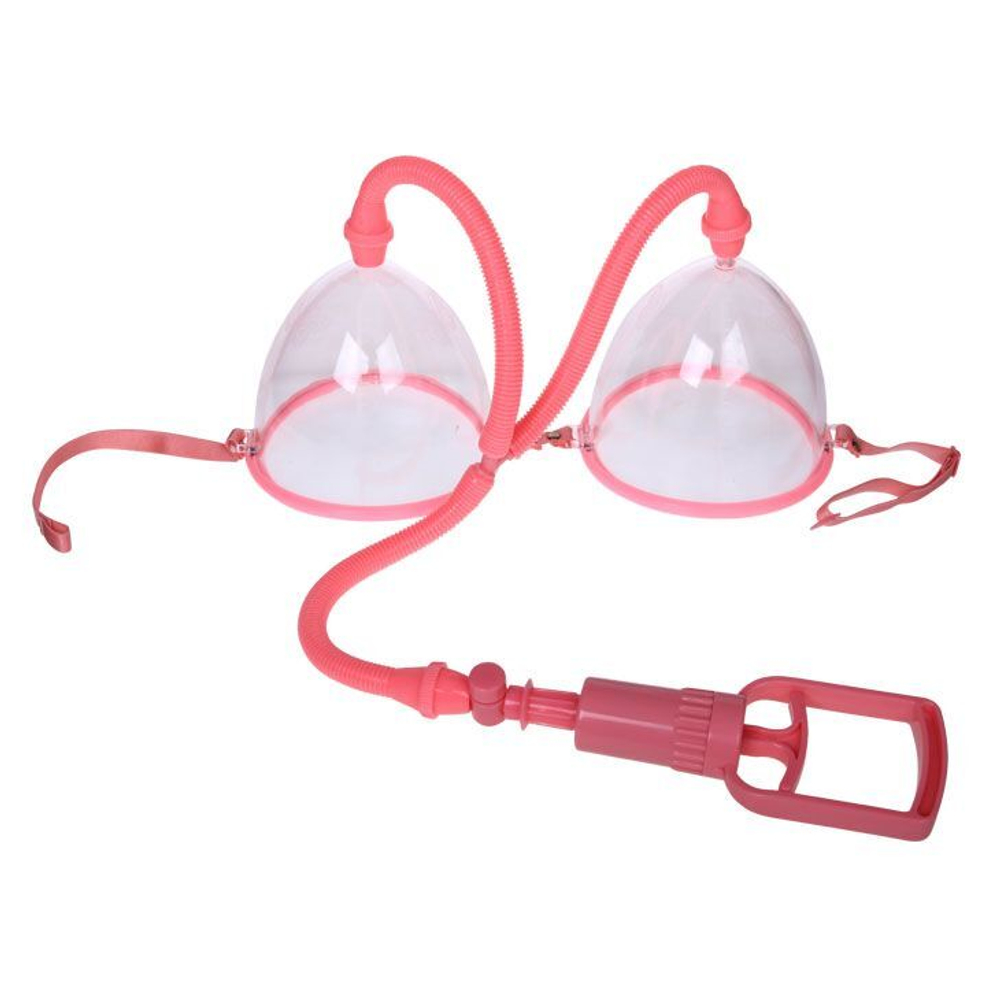 Двойная вакуумная помпа для бюста (Цвет: прозрачный)