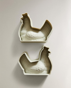 Zara Home кулинарная форма из силикона, цвет серый, 13 см