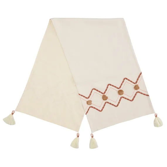 Дорожка на стол с вышивкой geometry из коллекции ethnic, 45х150 см