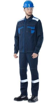 Костюм "Барит" брюки (синий/василек)