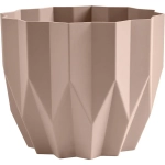 Кашпо для цветов пластиковое 3л d-20см «Геометрия» Фраппе